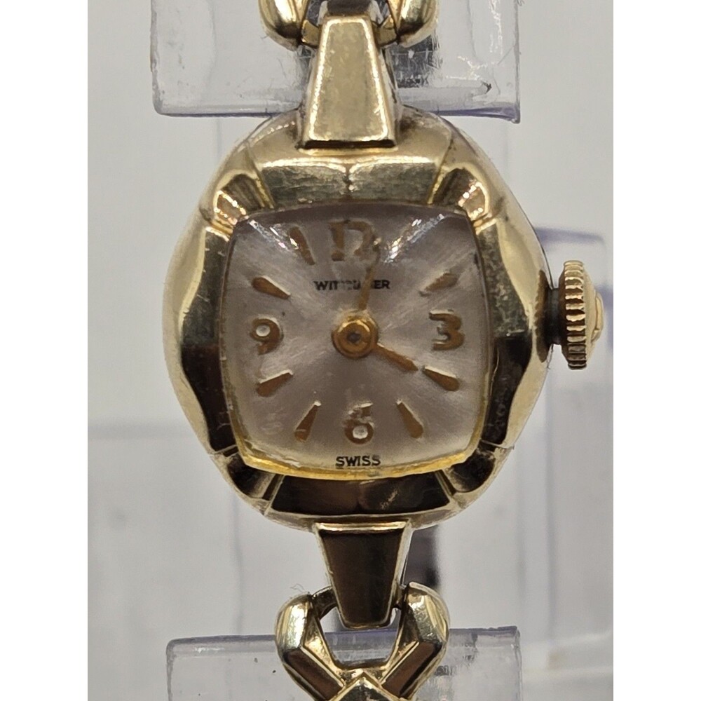 Vintage Wittnauer Ladies' Cocktail Swiss 10K GF Watch. 1962. Works Great. 16mm